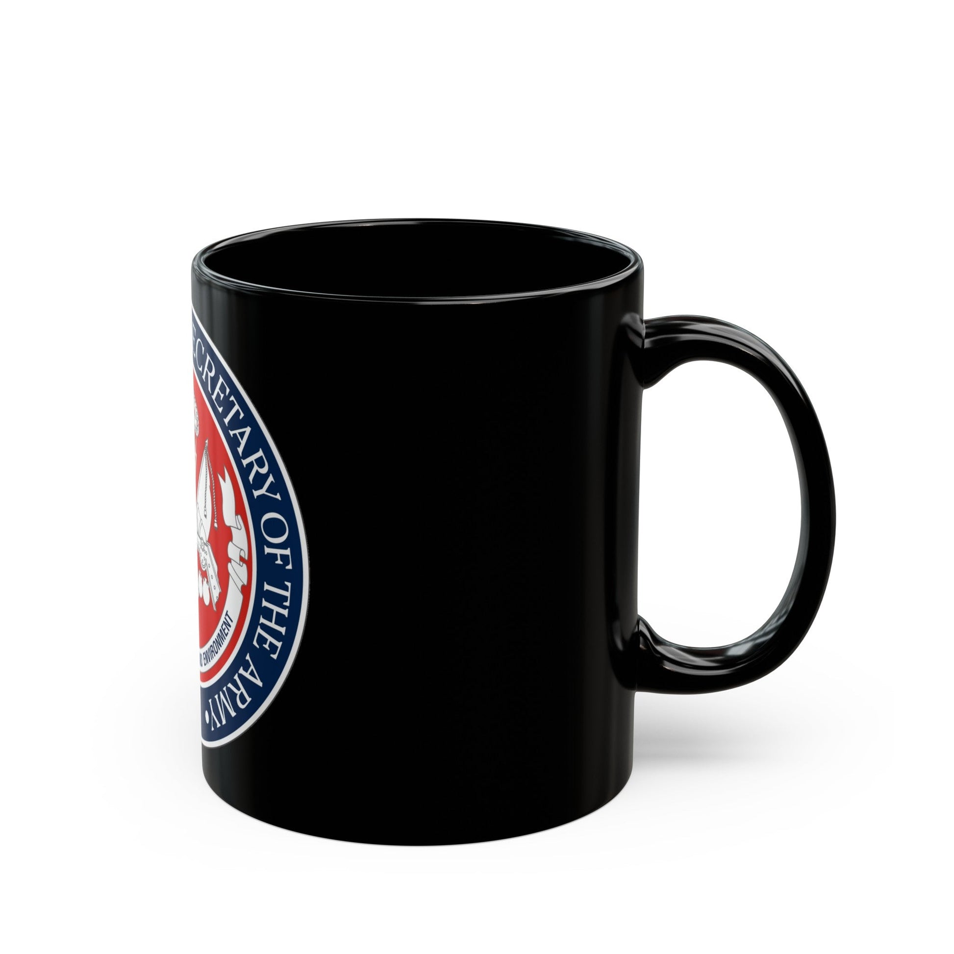 Installations Energy and Environment (U.S. Army) Black Coffee Mug-The Sticker Space