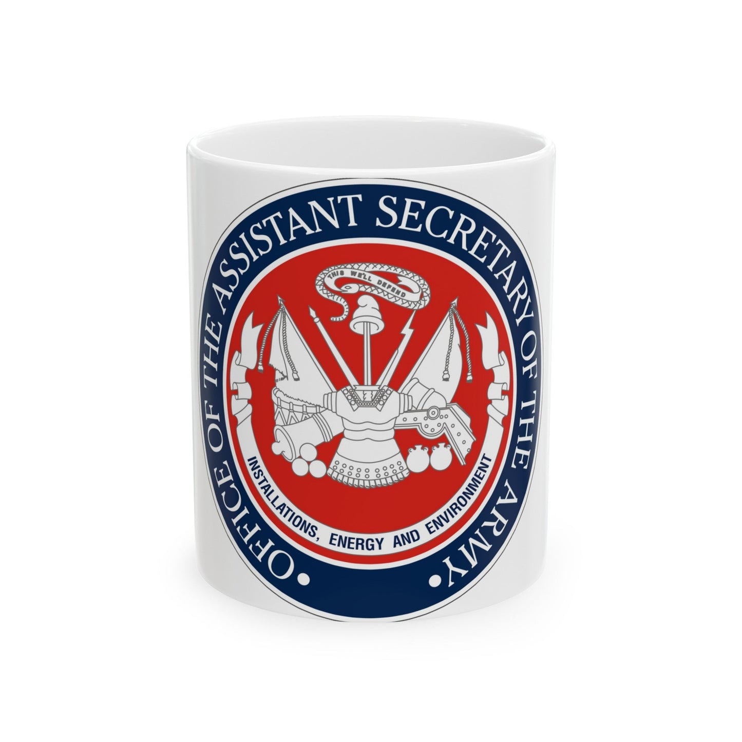 Installations Energy and Environment (U.S. Army) White Coffee Mug-11oz-The Sticker Space