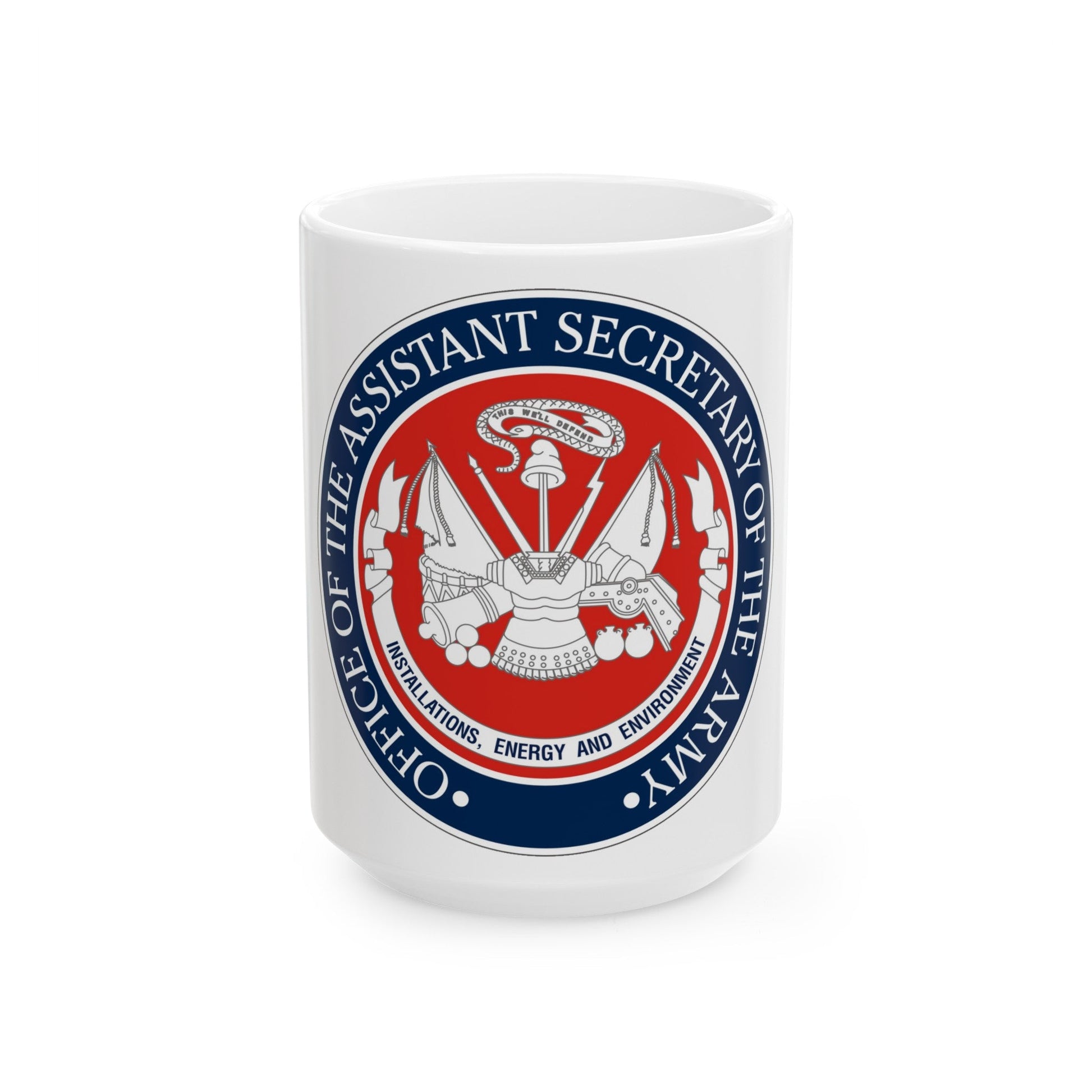 Installations Energy and Environment (U.S. Army) White Coffee Mug-15oz-The Sticker Space