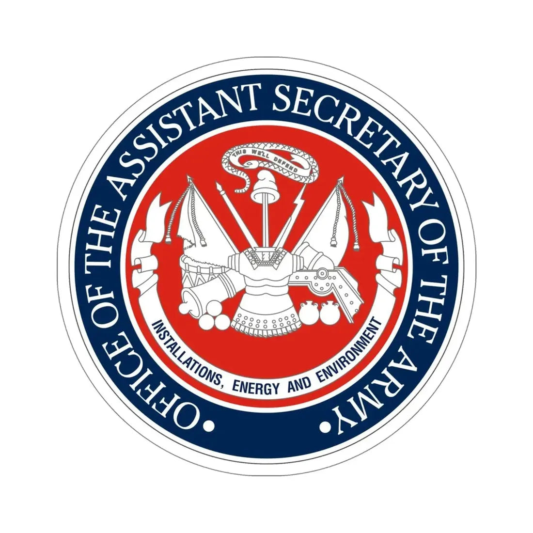 Installations Energy and Environment (U.S. Army) STICKER Vinyl Die-Cut Decal - The Sticker Space