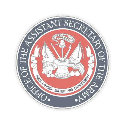 Installations Energy and Environment (U.S. Army) STICKER Vinyl Kiss-Cut Decal 6 Inch Transparent - The Sticker Space