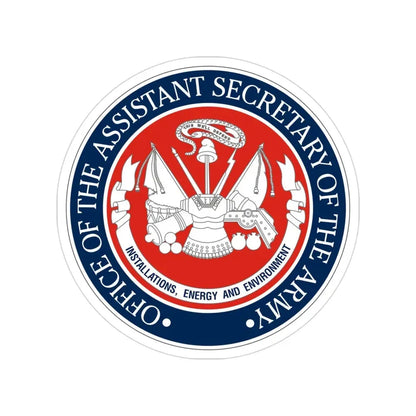 Installations Energy and Environment (U.S. Army) Transparent STICKER Die-Cut Vinyl Decal 3 Inch - The Sticker Space