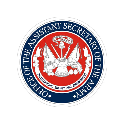Installations Energy and Environment (U.S. Army) Transparent STICKER Die-Cut Vinyl Decal 5 Inch - The Sticker Space