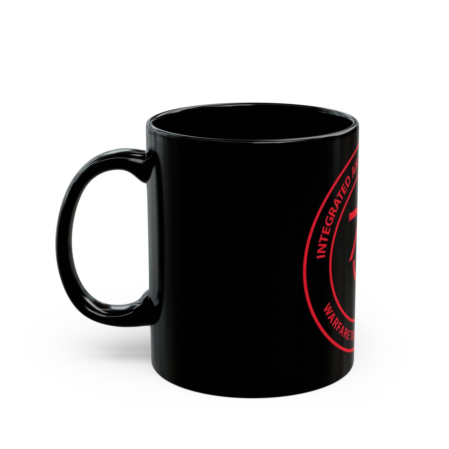 Integrated Air & Missile Defense Warfare Tactics Instructor IAMD WTI (U.S. Navy) Black Coffee Mug-The Sticker Space