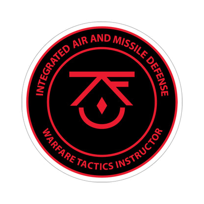 Integrated Air & Missile Defense Warfare Tactics Instructor IAMD WTI (U.S. Navy) STICKER Vinyl Die-Cut Decal-3 Inch-The Sticker Space