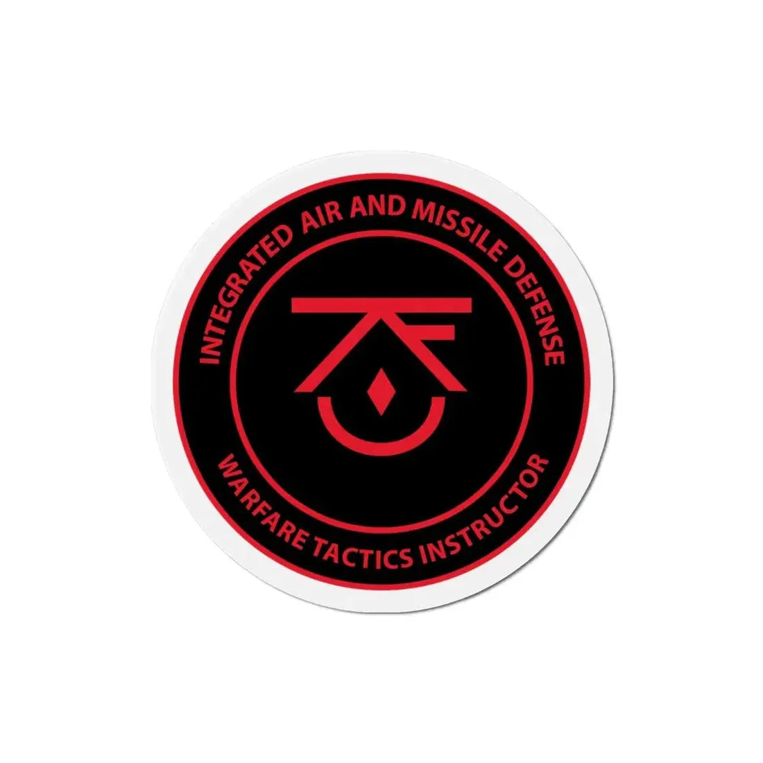 Integrated Air & Missile Defense Warfare Tactics Instructor IAMD WTI (U.S. Navy) Refrigerator Magnet 4 Inch - The Sticker Space