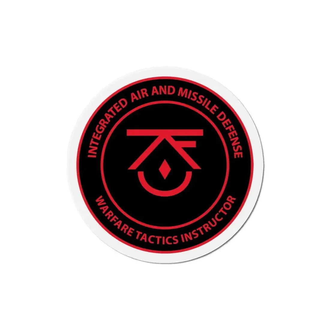 Integrated Air & Missile Defense Warfare Tactics Instructor IAMD WTI (U.S. Navy) Refrigerator Magnet 5 Inch - The Sticker Space