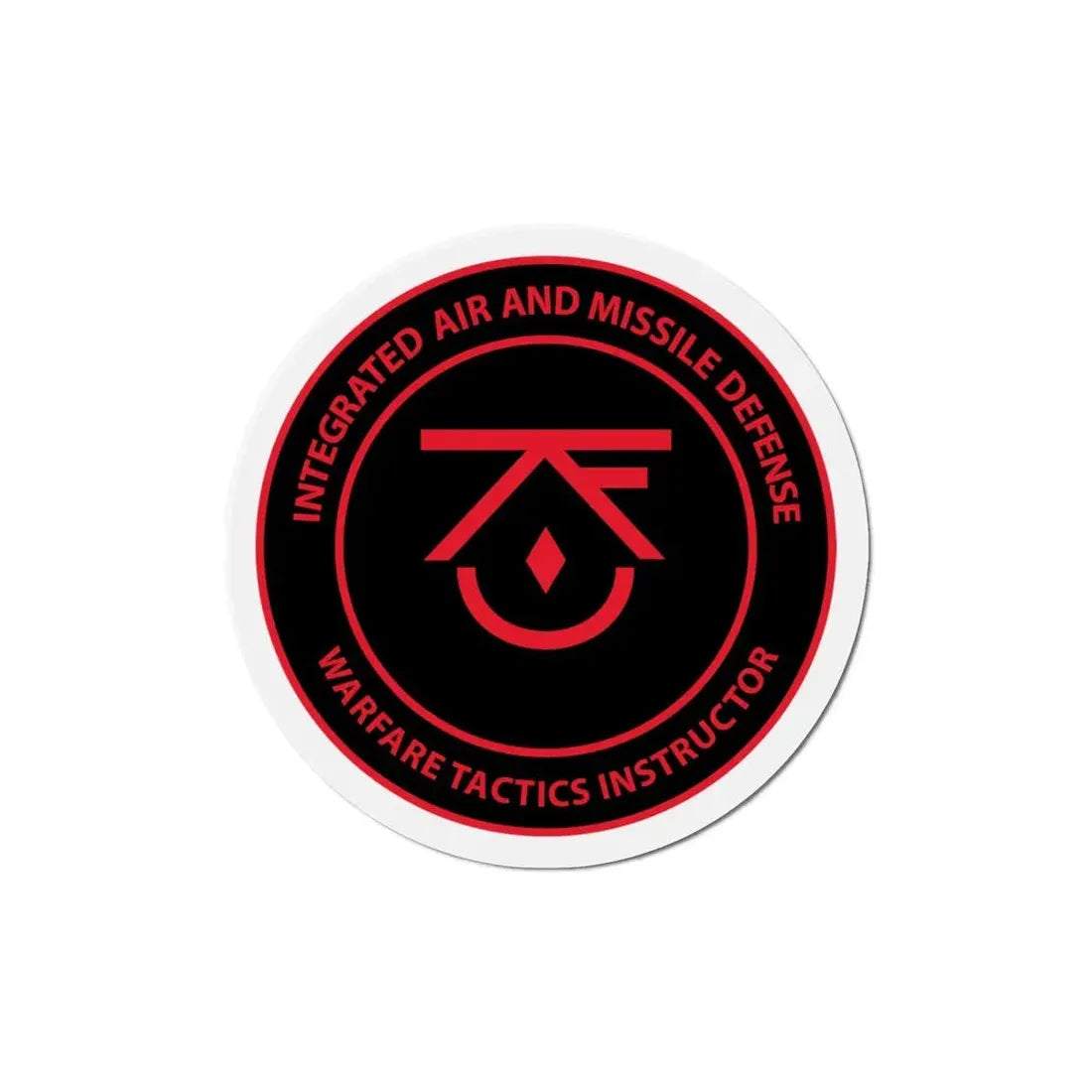 Integrated Air & Missile Defense Warfare Tactics Instructor IAMD WTI (U.S. Navy) Refrigerator Magnet 6 Inch - The Sticker Space