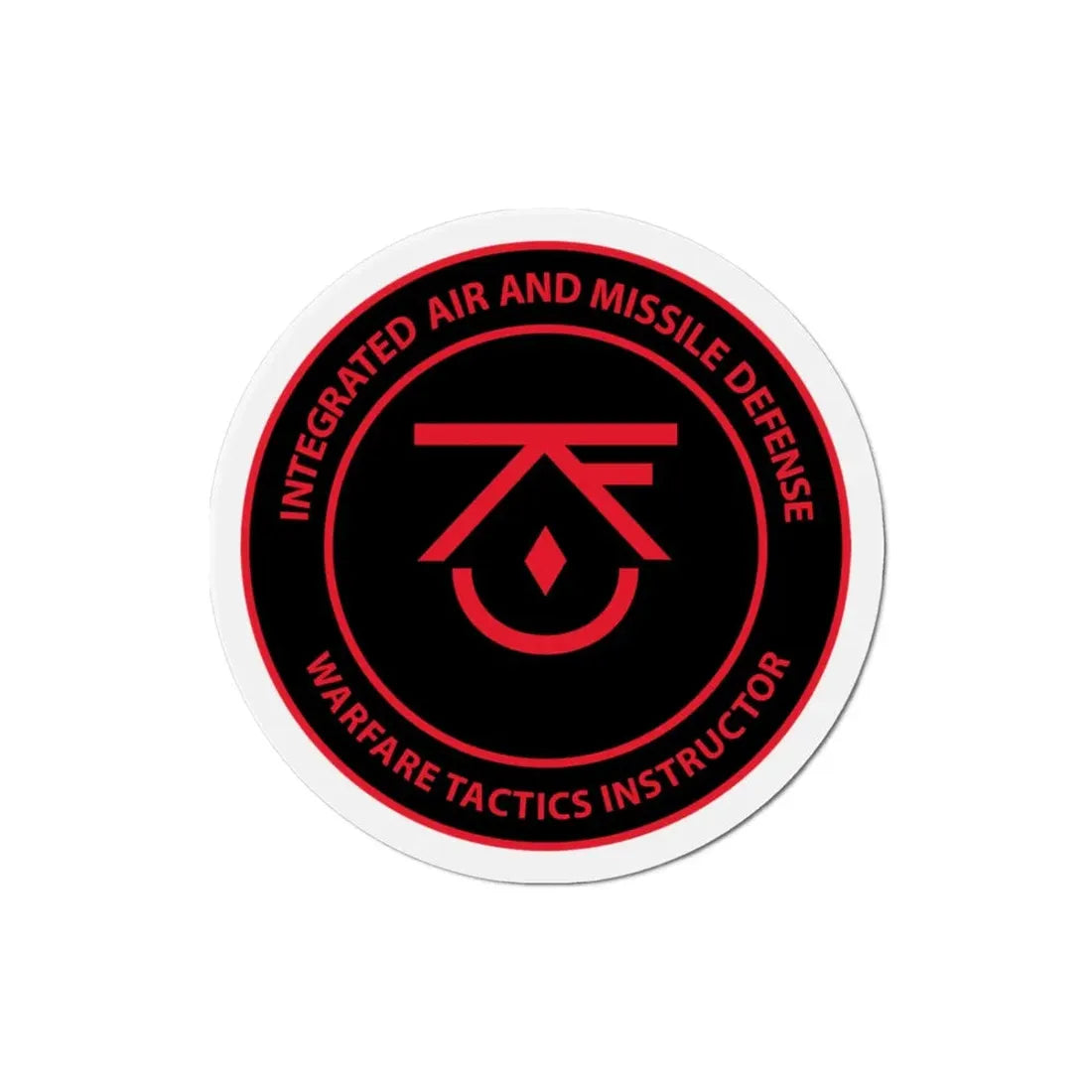 Integrated Air & Missile Defense Warfare Tactics Instructor IAMD WTI (U.S. Navy) Refrigerator Magnet - The Sticker Space
