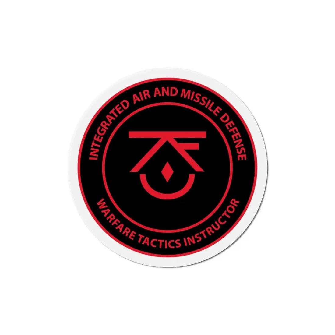 Integrated Air & Missile Defense Warfare Tactics Instructor IAMD WTI (U.S. Navy) Refrigerator Magnet - The Sticker Space