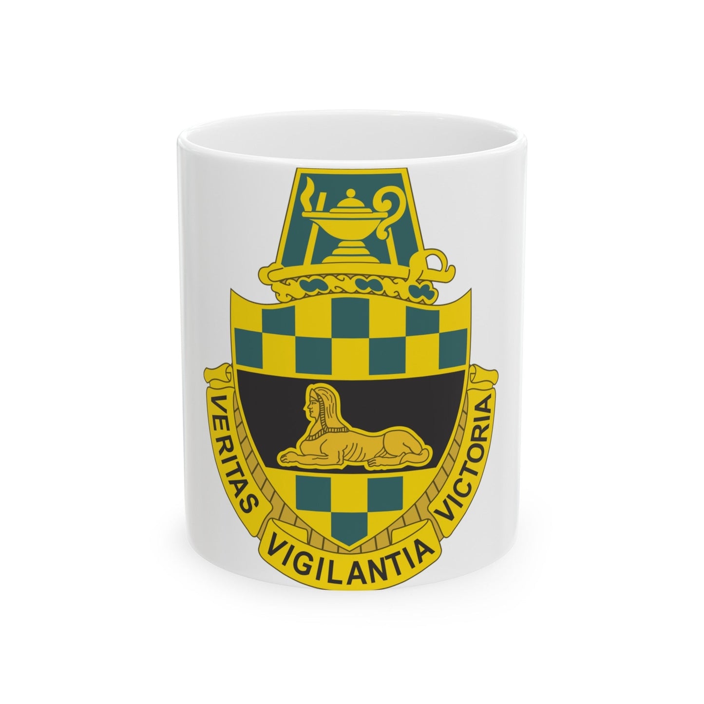 Intelligence Center and School (U.S. Army) White Coffee Mug-11oz-The Sticker Space