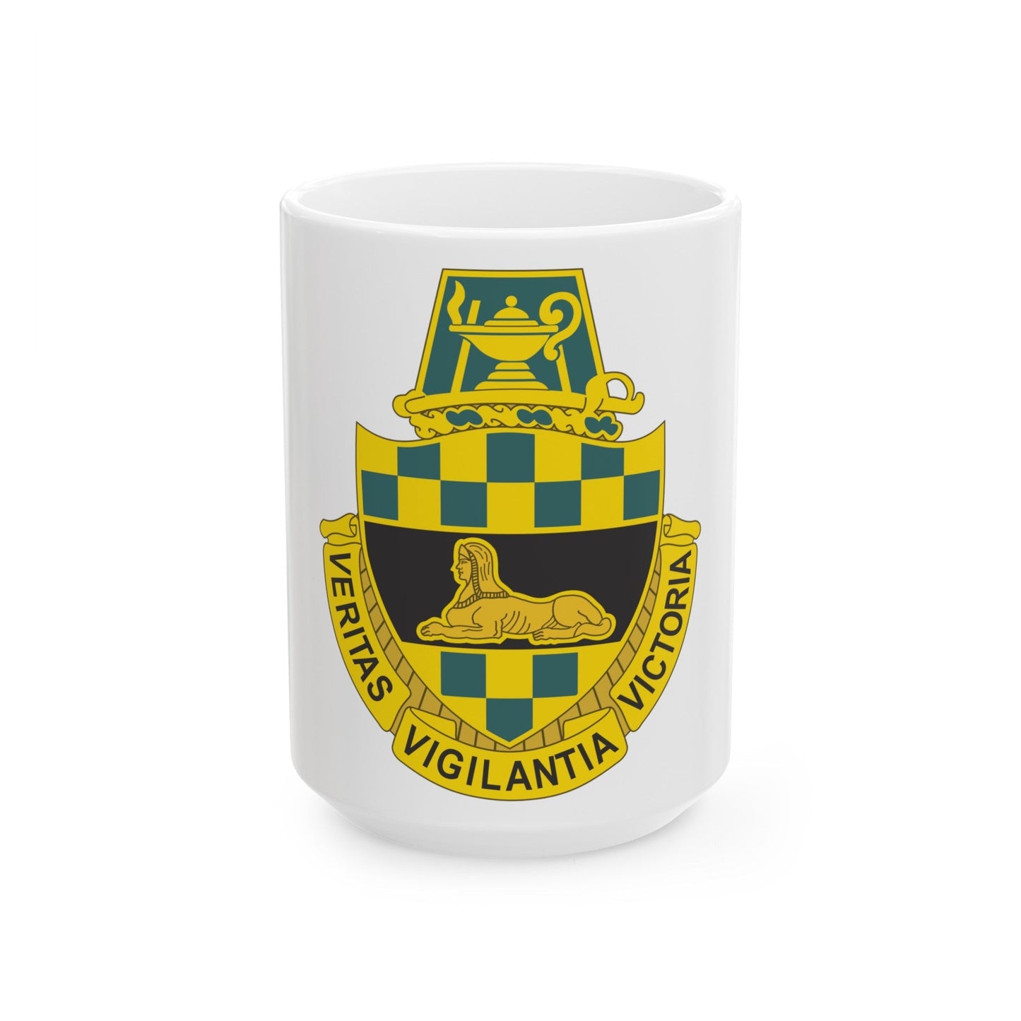 Intelligence Center and School (U.S. Army) White Coffee Mug-15oz-The Sticker Space