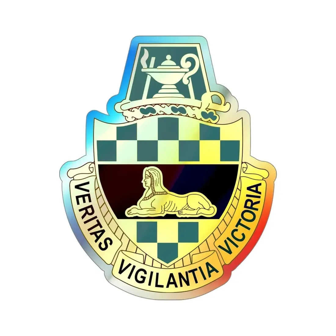 Intelligence Center and School (U.S. Army) Holographic STICKER Die-Cut Vinyl Decal - The Sticker Space