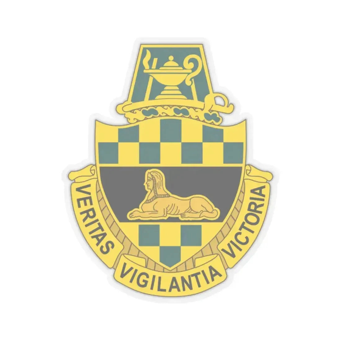 Intelligence Center and School (U.S. Army) STICKER Vinyl Kiss-Cut Decal 2 Inch Transparent - The Sticker Space