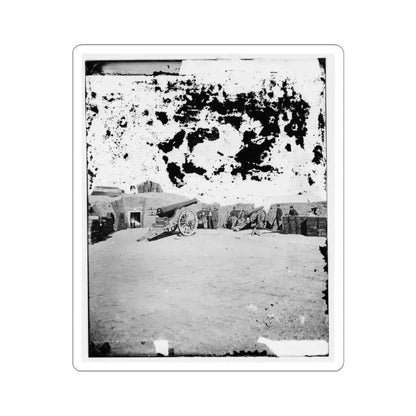 Interior of Fort Putnam on Morris Island (U.S. Civil War) STICKER Vinyl Kiss-Cut Decal 4 Inch White - The Sticker Space
