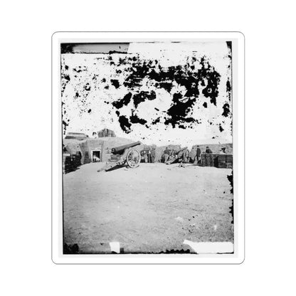 Interior of Fort Putnam on Morris Island (U.S. Civil War) STICKER Vinyl Kiss-Cut Decal 6 Inch White - The Sticker Space