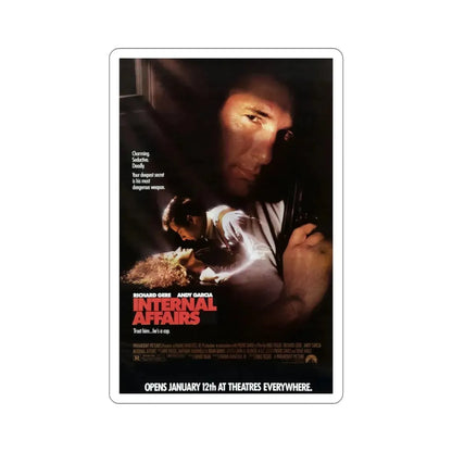 Internal Affairs 1990 Movie Poster STICKER Vinyl Die-Cut Decal - The Sticker Space