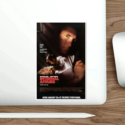 Internal Affairs 1990 Movie Poster STICKER Vinyl Die-Cut Decal - The Sticker Space