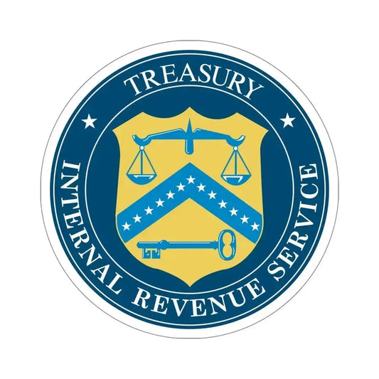 Internal Revenue Service STICKER Vinyl Die-Cut Decal 6 Inch - The Sticker Space