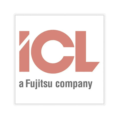 International Computers Limited (Logo) STICKER Vinyl Kiss-Cut Decal 3 Inch Transparent - The Sticker Space