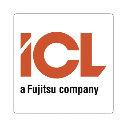 International Computers Limited (Logo) STICKER Vinyl Kiss-Cut Decal 4 Inch White - The Sticker Space