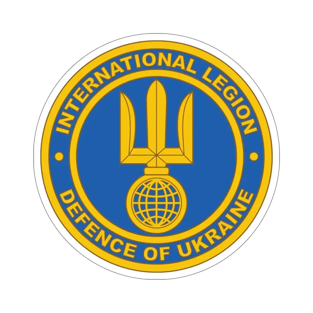 International Legion of Territorial Defense of Ukraine STICKER Vinyl Die-Cut Decal - The Sticker Space