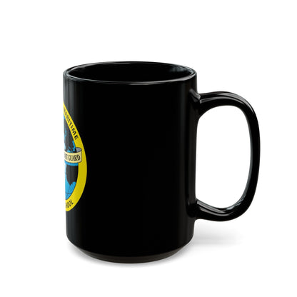 International Maritime Officers School USCG (U.S. Coast Guard) Black Coffee Mug-The Sticker Space