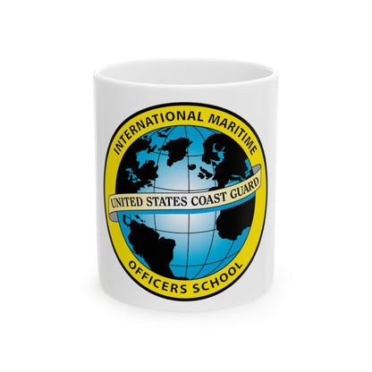 International Maritime Officers School USCG (U.S. Coast Guard) White Coffee Mug-11oz-The Sticker Space