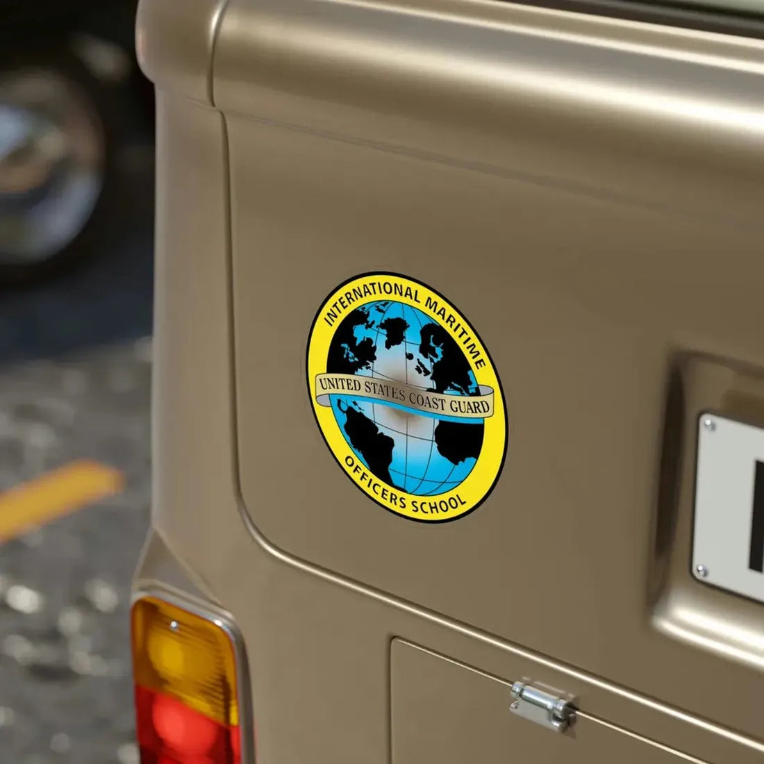 International Maritime Officers School USCG (U.S. Coast Guard) Transparent STICKER Die-Cut Vinyl Decal - The Sticker Space