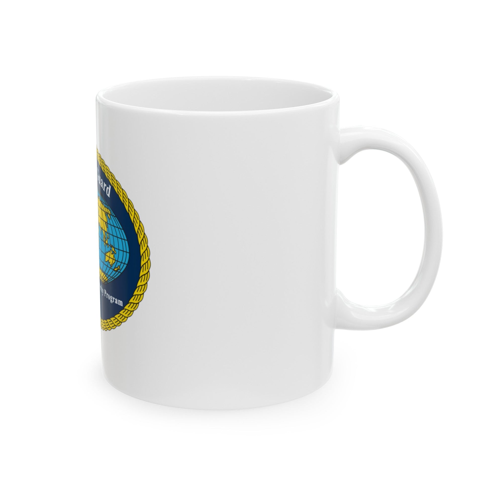 International Port Security Program USCG (U.S. Coast Guard) White Coffee Mug-The Sticker Space