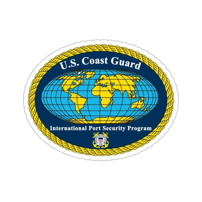 International Port Security Program USCG (U.S. Coast Guard) STICKER Vinyl Die-Cut Decal - The Sticker Space