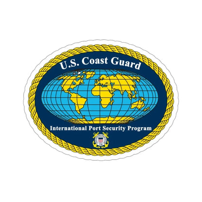 International Port Security Program USCG (U.S. Coast Guard) STICKER Vinyl Die-Cut Decal - The Sticker Space