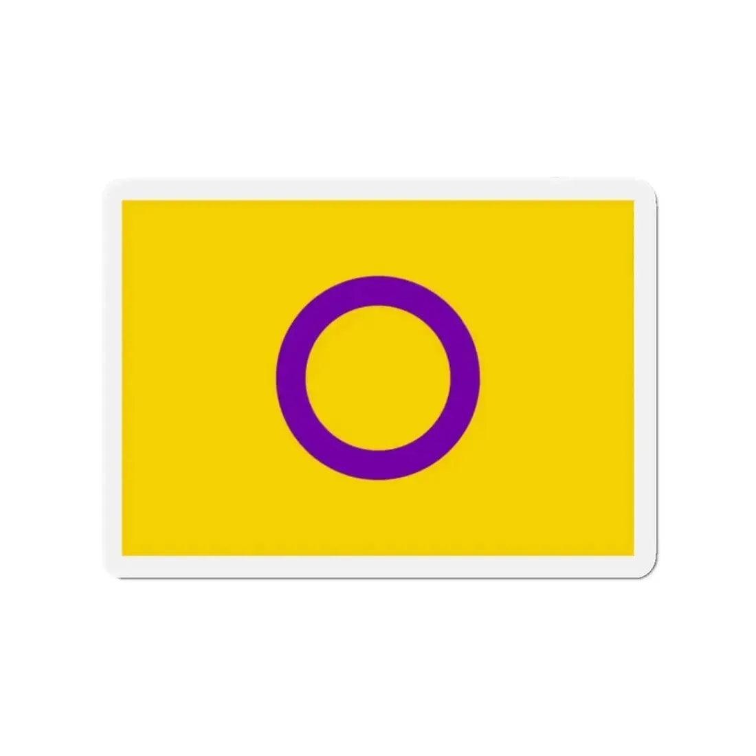 Intersex Pride Flag - Refrigerator Magnet 2 Inch - The Sticker Space