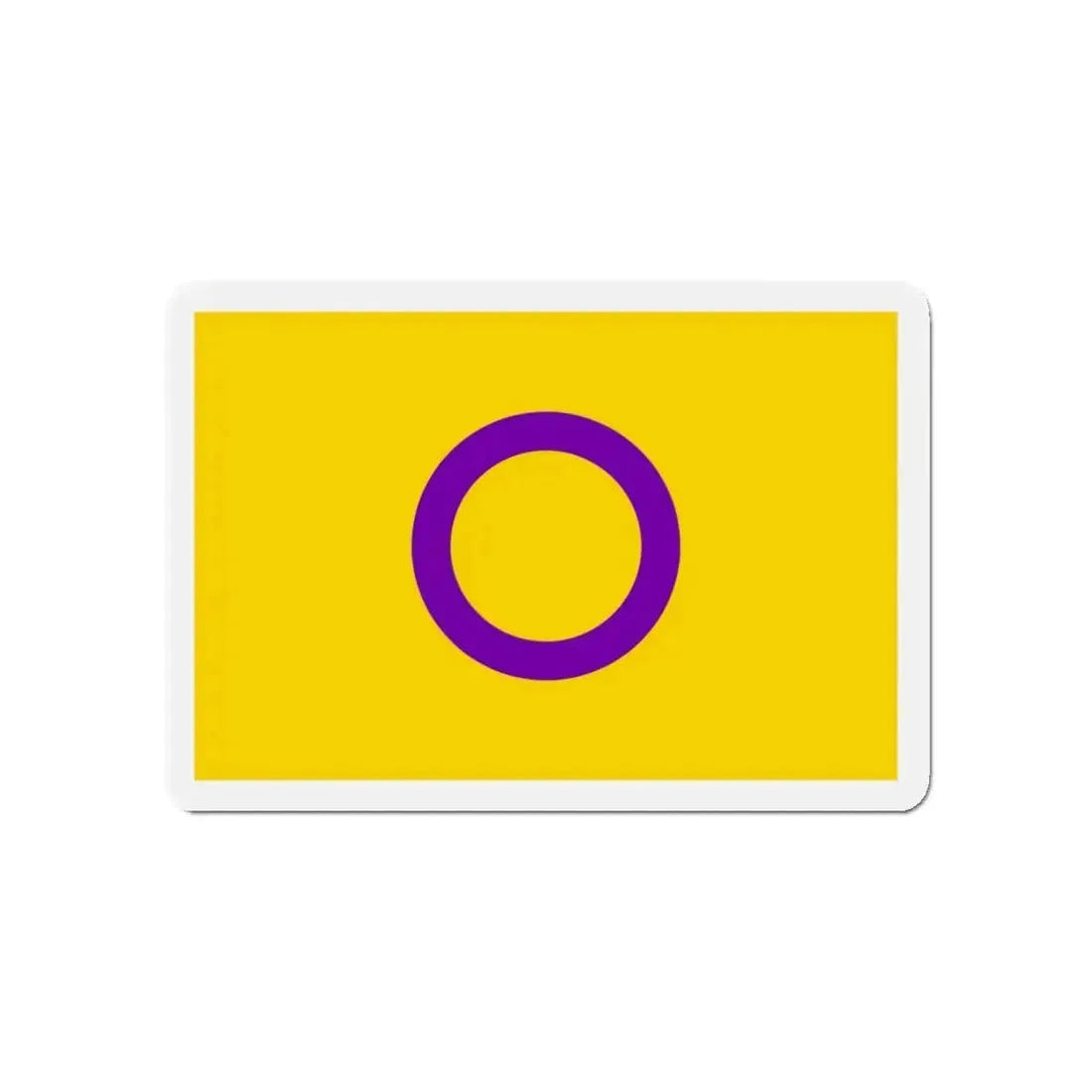 Intersex Pride Flag - Refrigerator Magnet 5 Inch - The Sticker Space