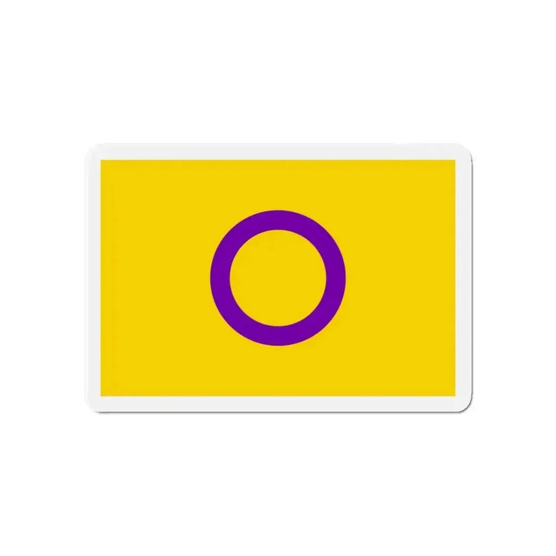 Intersex Pride Flag - Refrigerator Magnet 6 Inch - The Sticker Space