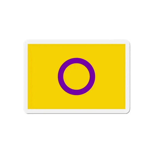 Intersex Pride Flag - Refrigerator Magnet 6 Inch - The Sticker Space