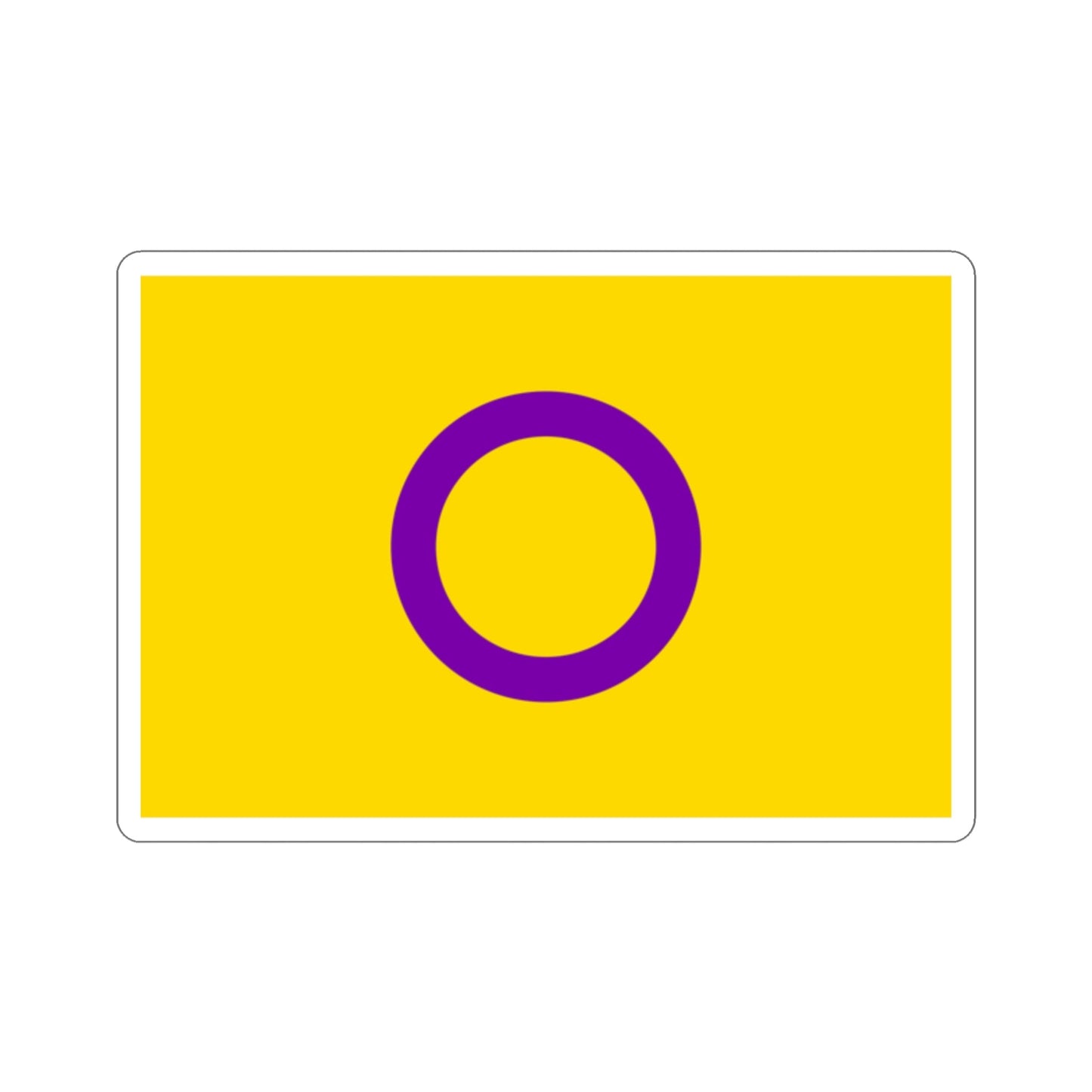 Intersex Pride Flag STICKER Vinyl Die-Cut Decal-2 Inch-The Sticker Space