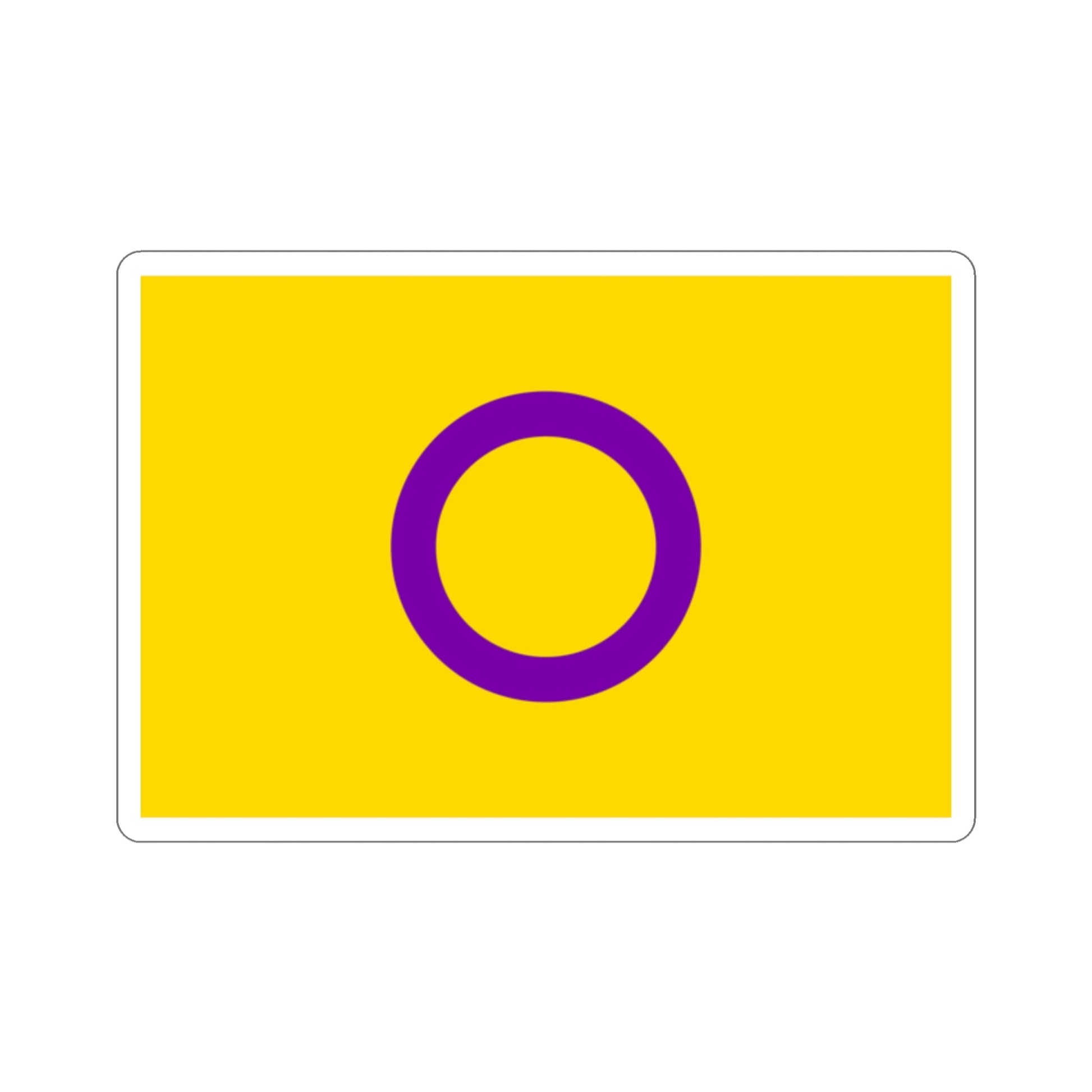 Intersex Pride Flag STICKER Vinyl Die-Cut Decal-2 Inch-The Sticker Space