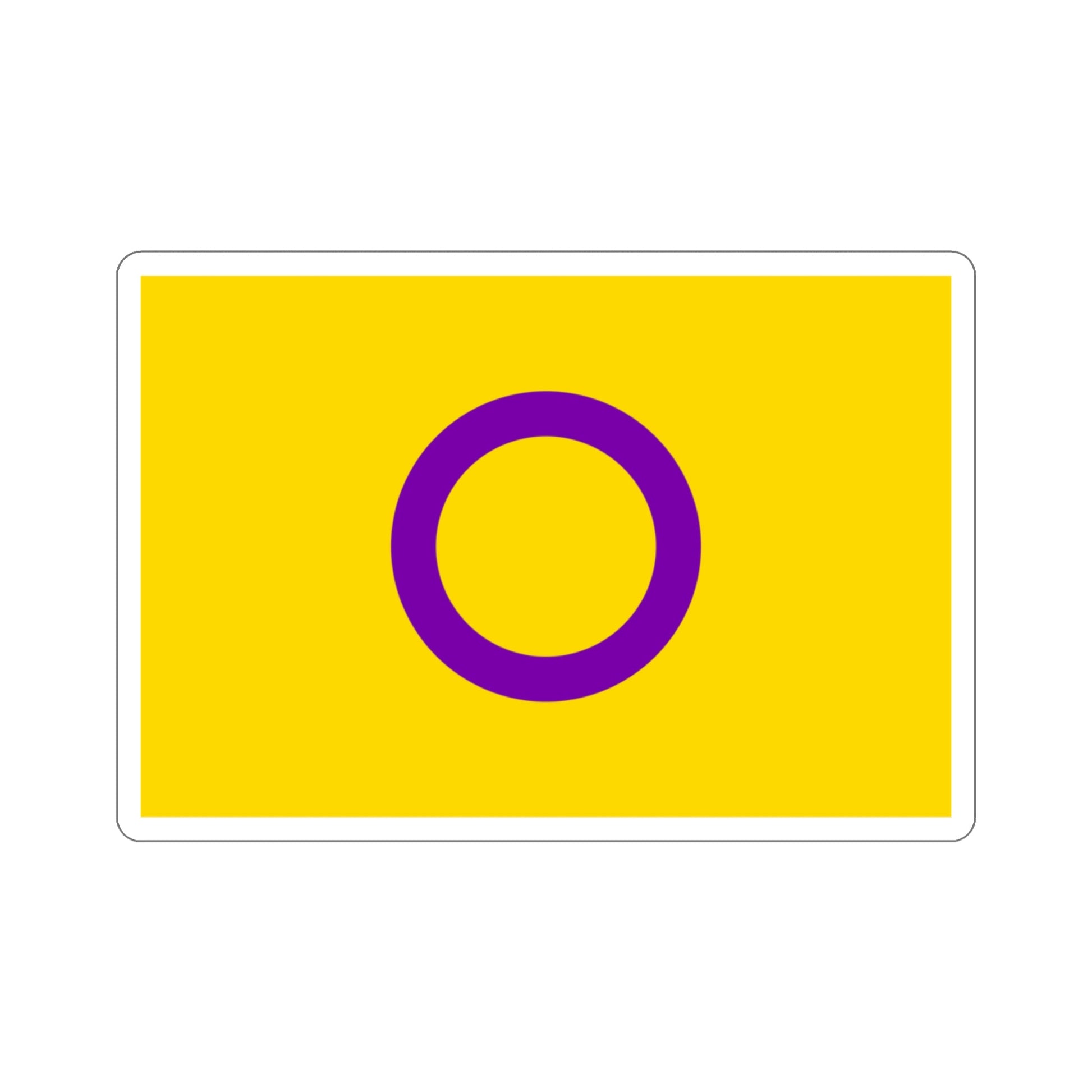 Intersex Pride Flag STICKER Vinyl Die-Cut Decal-3 Inch-The Sticker Space