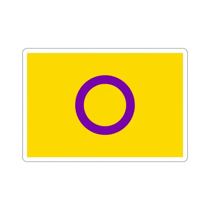 Intersex Pride Flag STICKER Vinyl Die-Cut Decal 4 Inch - The Sticker Space