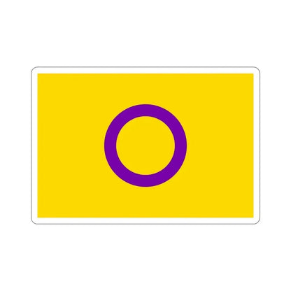 Intersex Pride Flag STICKER Vinyl Die-Cut Decal 6 Inch - The Sticker Space