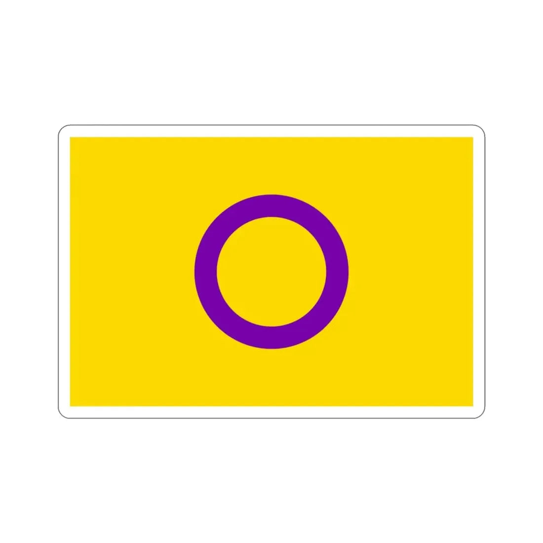 Intersex Pride Flag STICKER Vinyl Die-Cut Decal - The Sticker Space