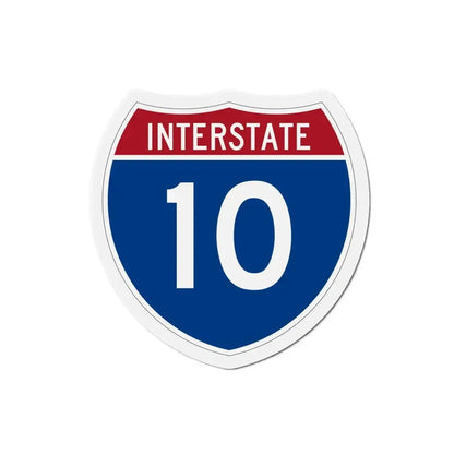 Interstate 10 (U.S. Highways) Refrigerator Magnet 6 Inch - The Sticker Space