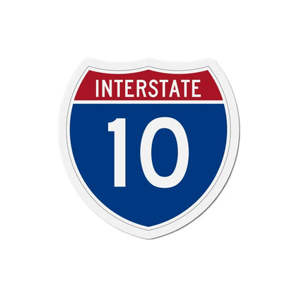 Interstate 10 (U.S. Highways) Refrigerator Magnet - The Sticker Space