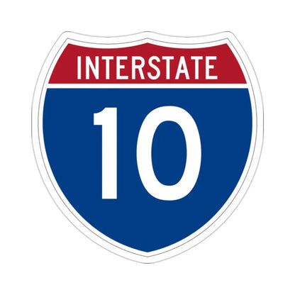 Interstate 10 (U.S. Highways) STICKER Vinyl Die-Cut Decal - The Sticker Space