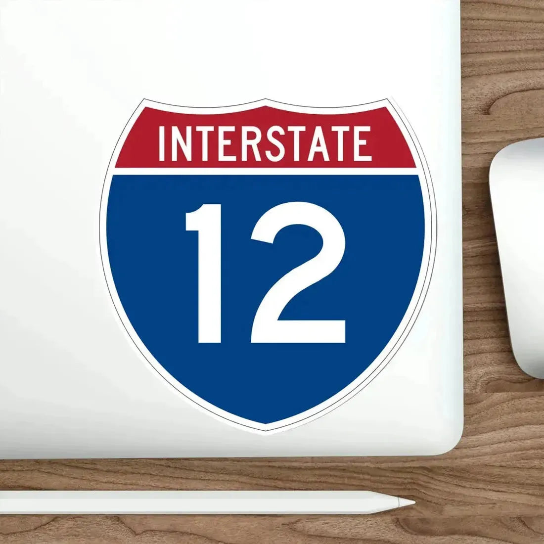 Interstate 12 (U.S. Highways) STICKER Vinyl Die-Cut Decal - The Sticker Space