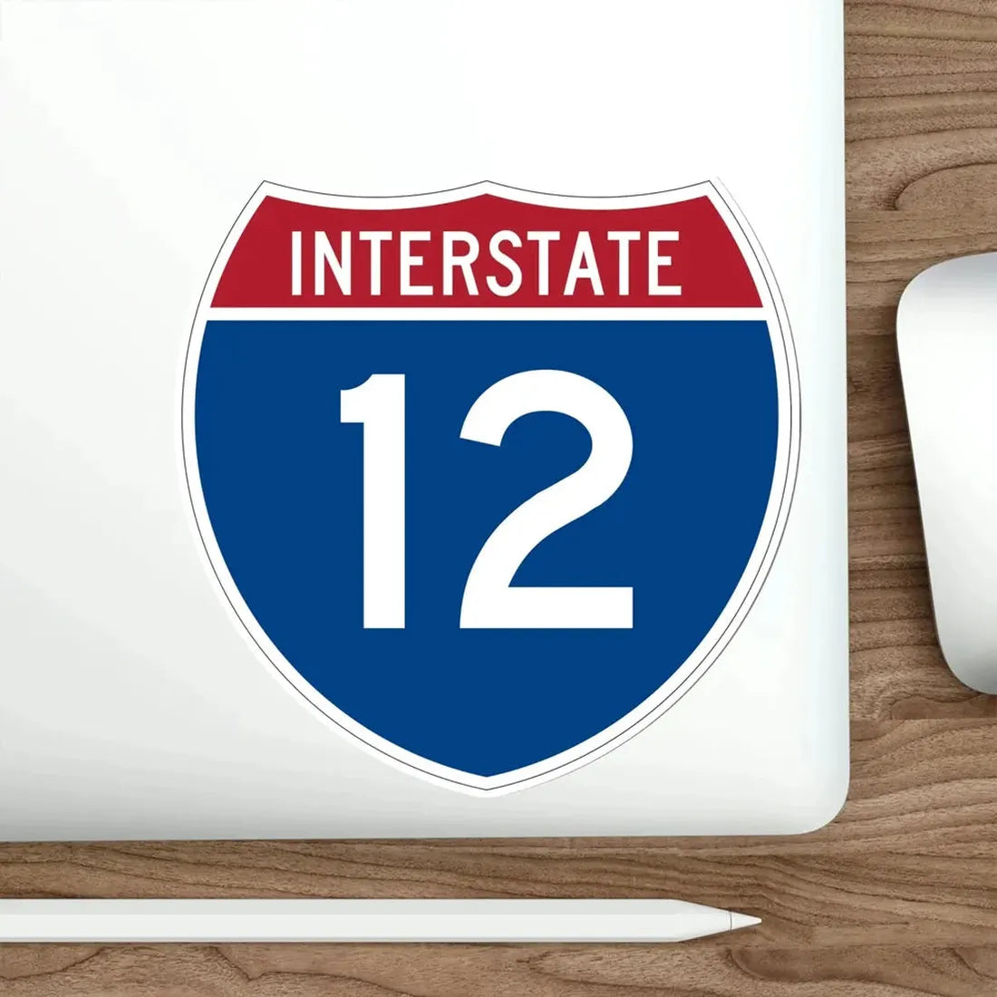 Interstate 12 (U.S. Highways) STICKER Vinyl Die-Cut Decal - The Sticker Space