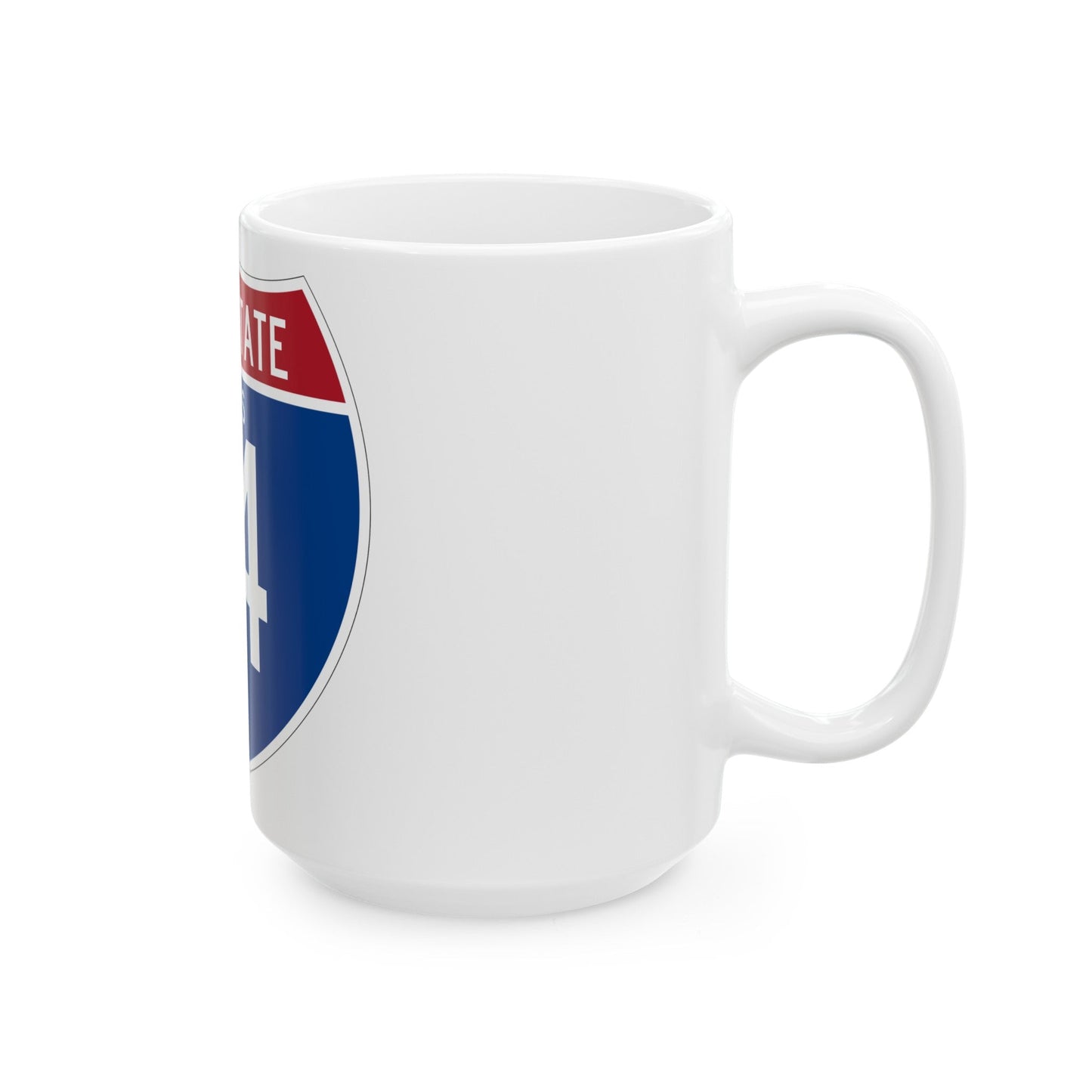 Interstate 14 (U.S. Highways) White Coffee Mug-The Sticker Space