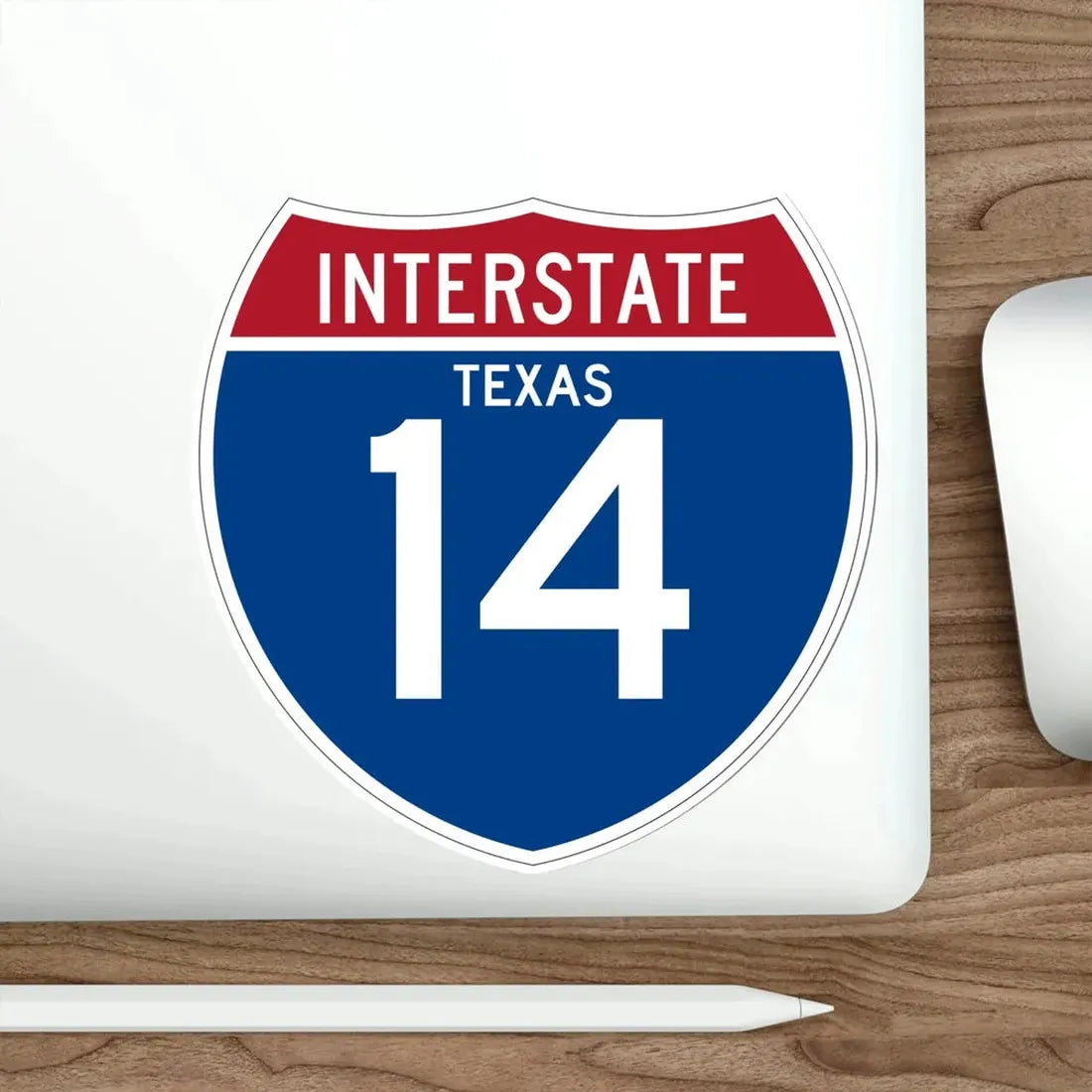 Interstate 14 (U.S. Highways) STICKER Vinyl Die-Cut Decal - The Sticker Space