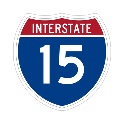 Interstate 15 (U.S. Highways) STICKER Vinyl Die-Cut Decal - The Sticker Space